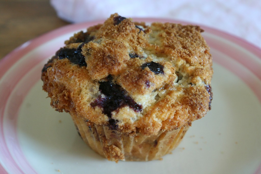 Oversized Blueberry Muffins
