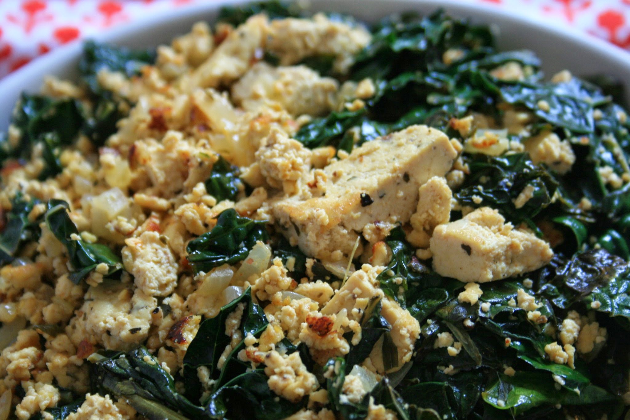 Our Best Scrambled Tofu and Greens (Vegan and Gluten-Free)