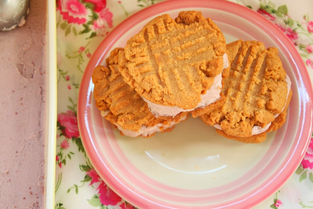 Vegan Peanut Butter Ice Cream Sandwiches