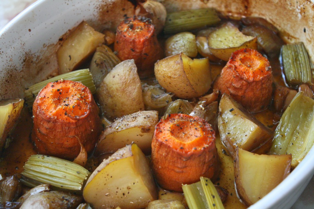 Braised Carrots for Two