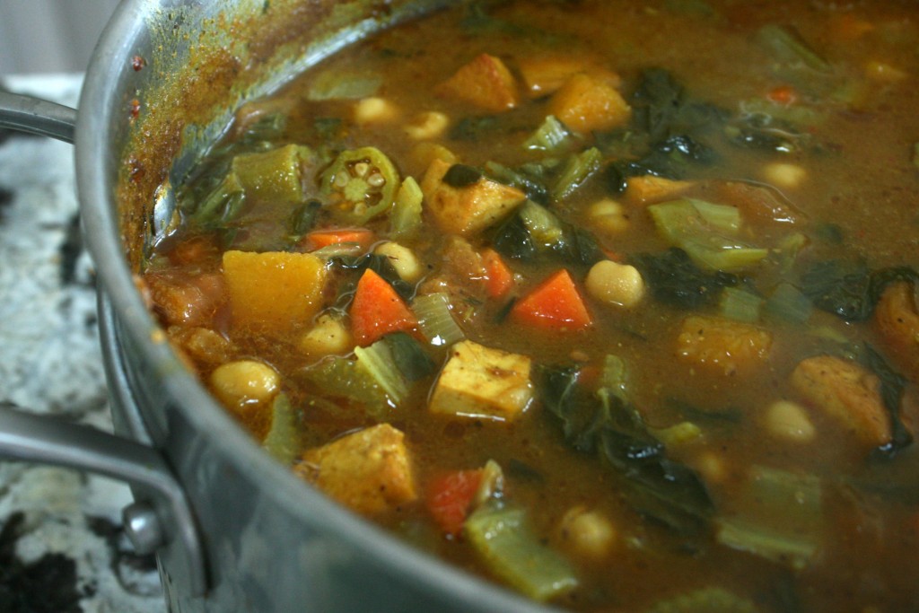 Trinidadian Pumpkin and Tofu Curry Stew 2